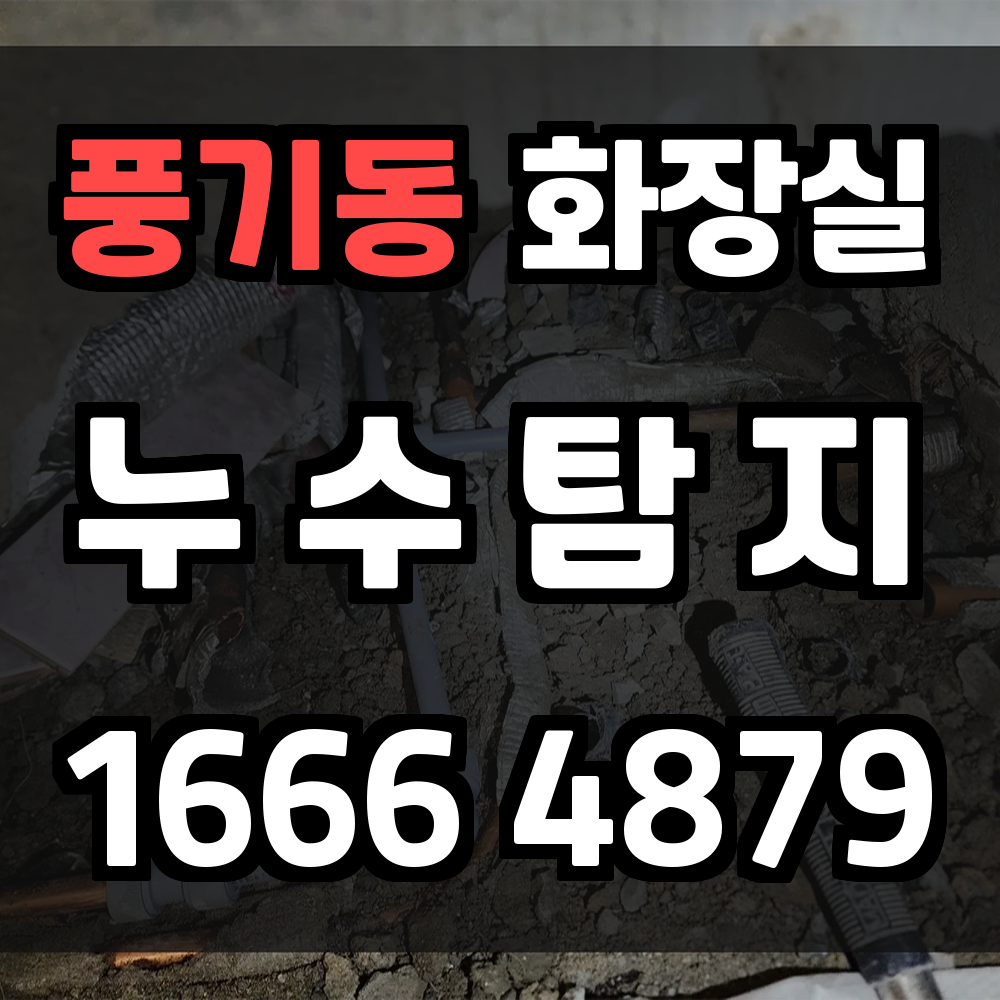 풍기동 화장실 누수탐지 손상 없이 진행되는 정밀 탐지 서비스