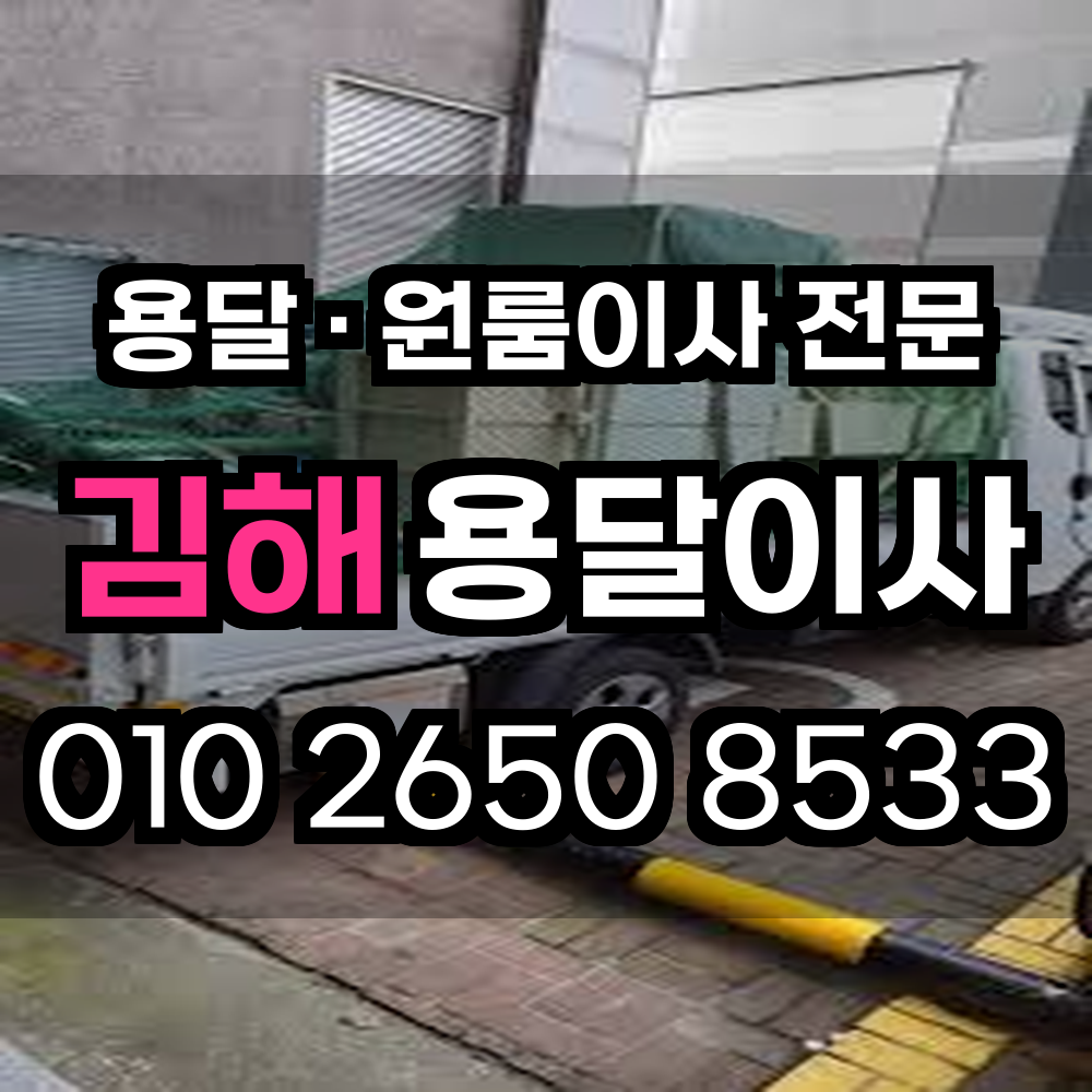 김해원룸이사