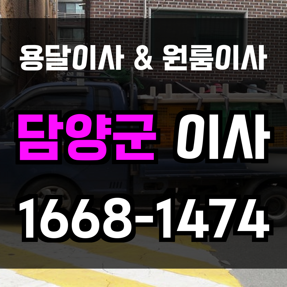 담양용달이사