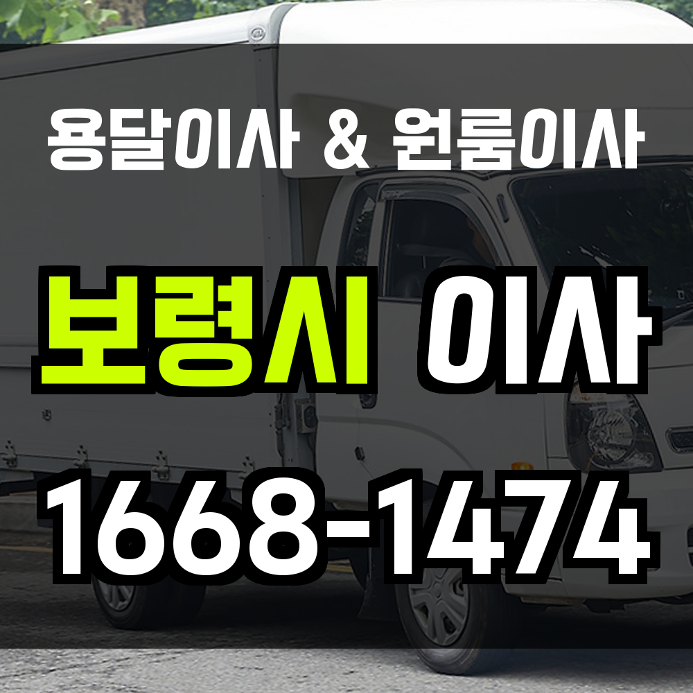 보령용달이사