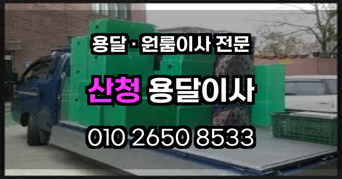 산청용달이사