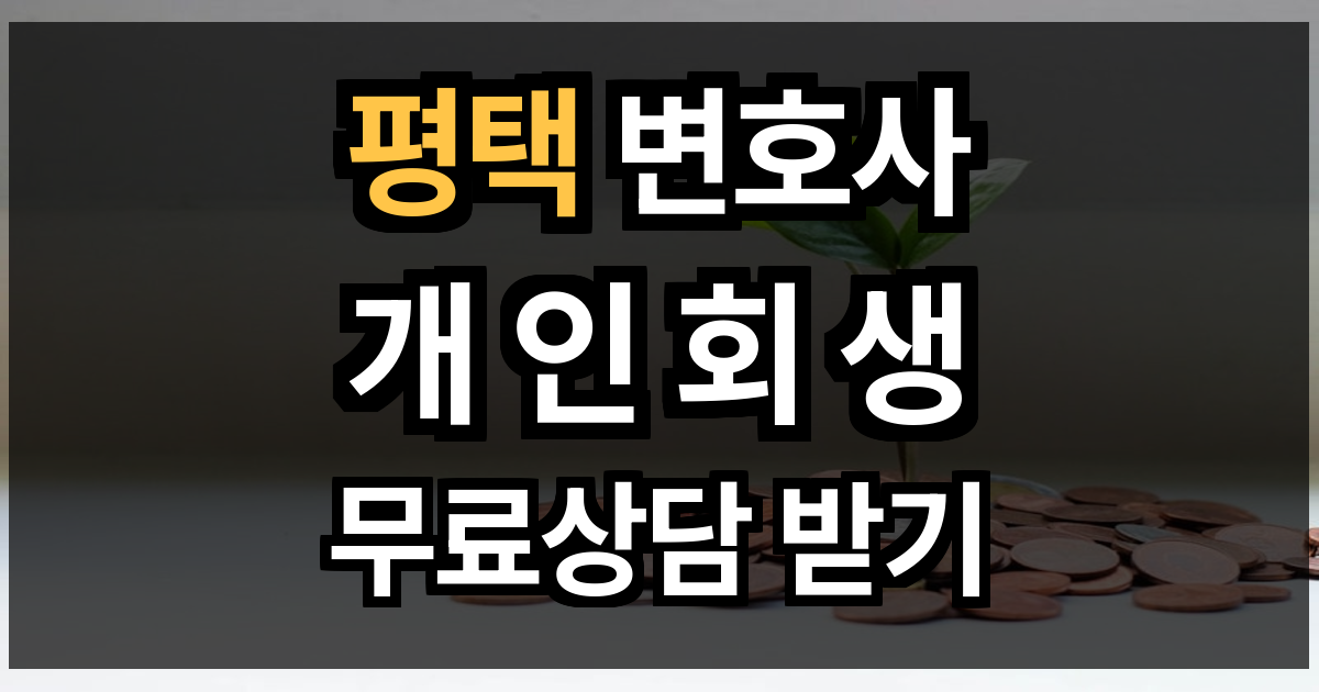 평택 개인회생
