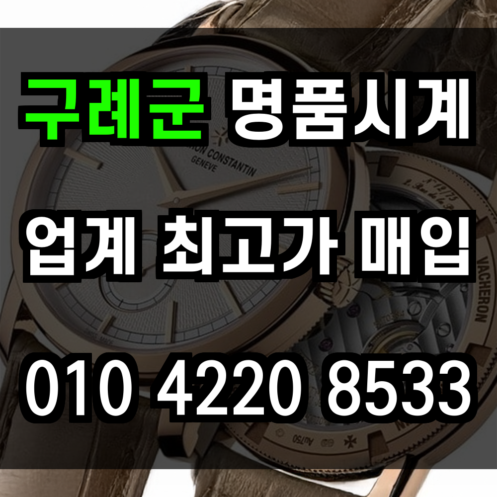 구례군 로렉스 매입