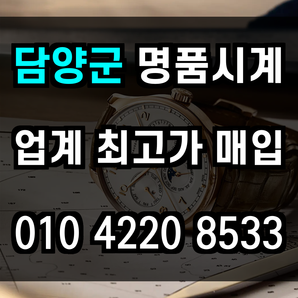 담양군 로렉스 매입