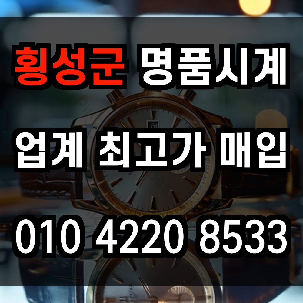 횡성군 로렉스 매입