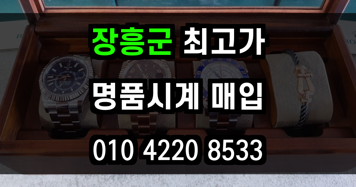 장흥군 로렉스 매입