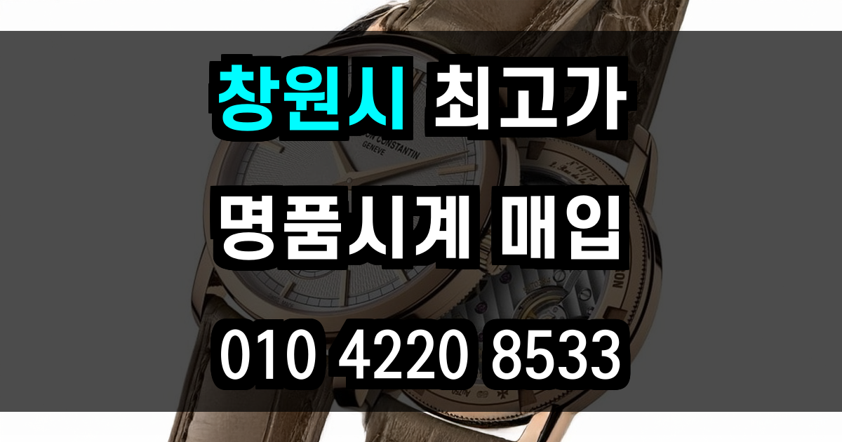 창원시 로렉스 매입