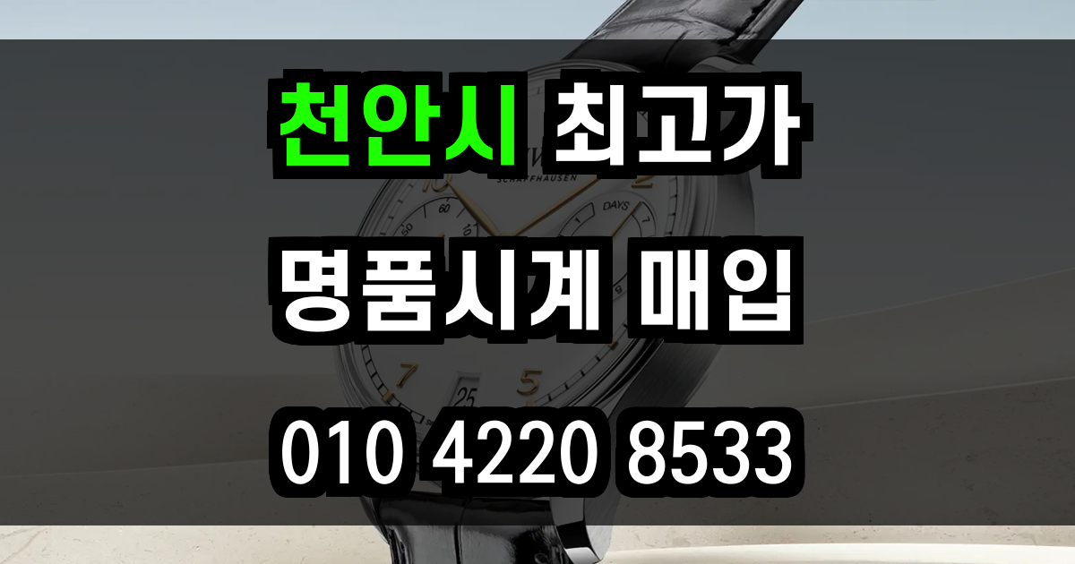 천안시 로렉스 매입