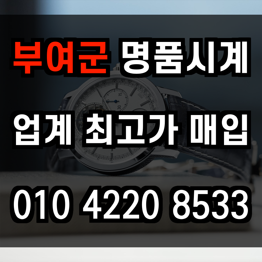 부여군 로렉스 매입