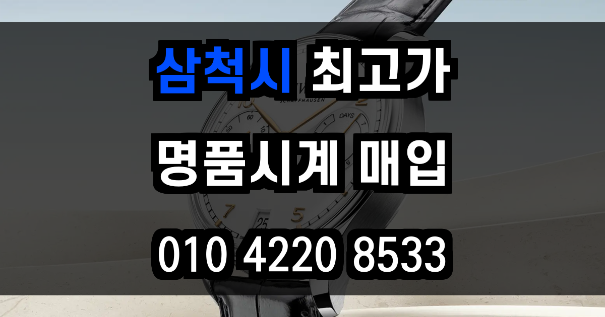 삼척시 로렉스 매입