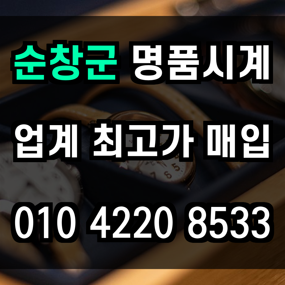 순창군 로렉스 매입