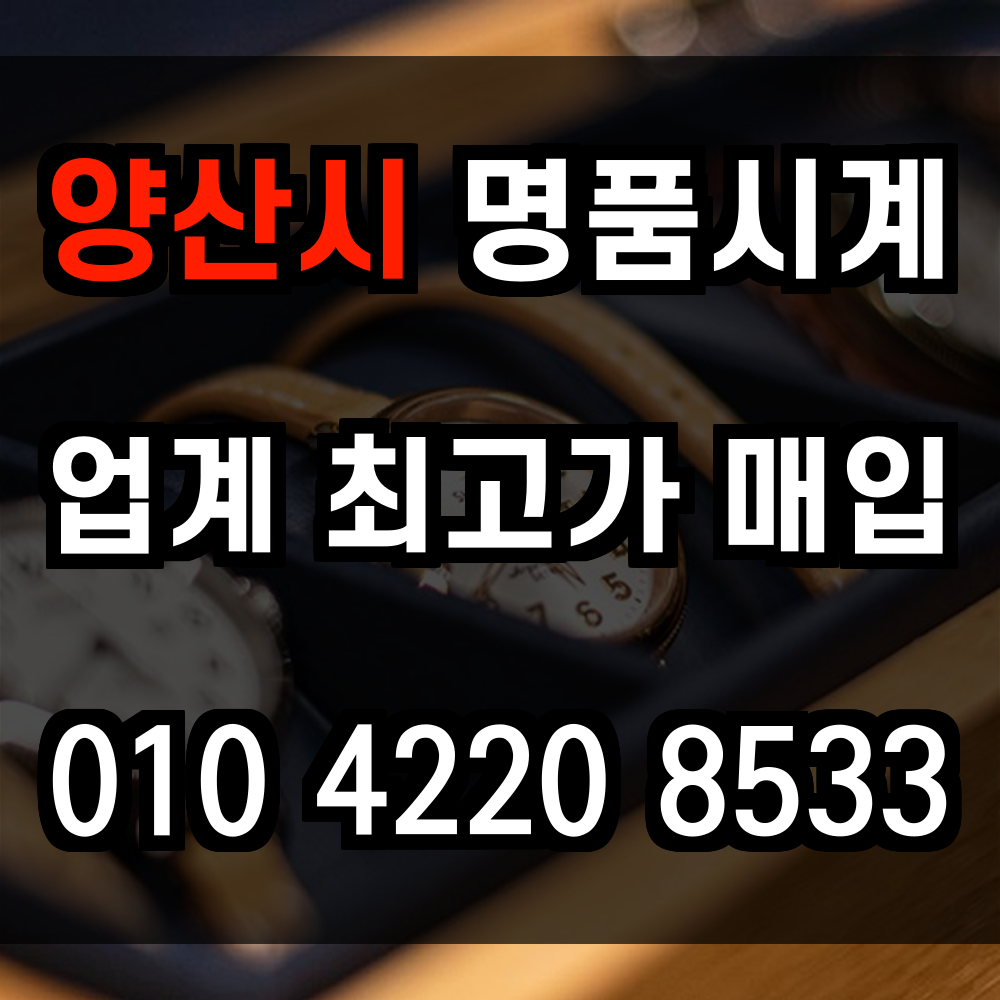 양산시 로렉스 매입