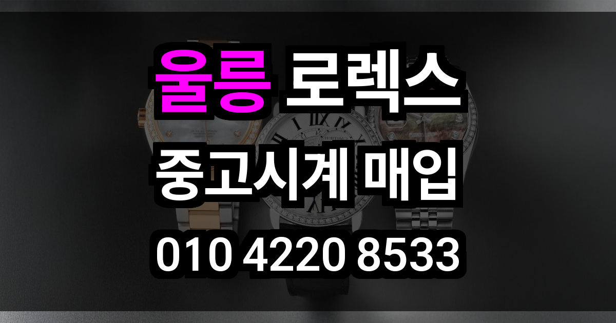 울릉 로렉스 매입
