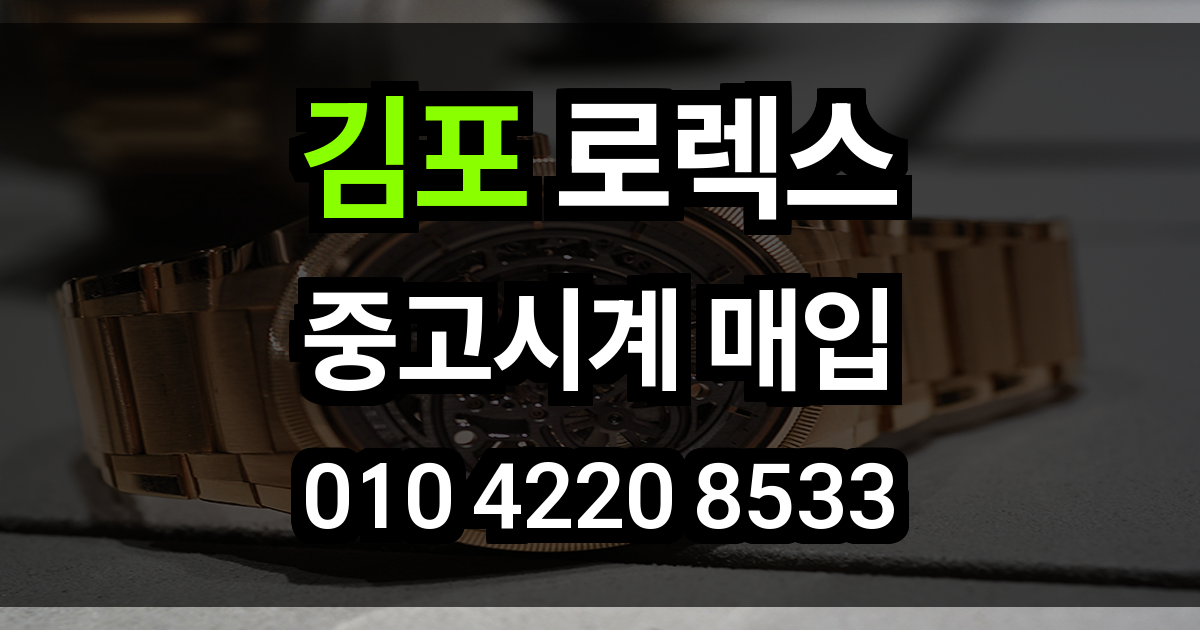 김포 로렉스 매입