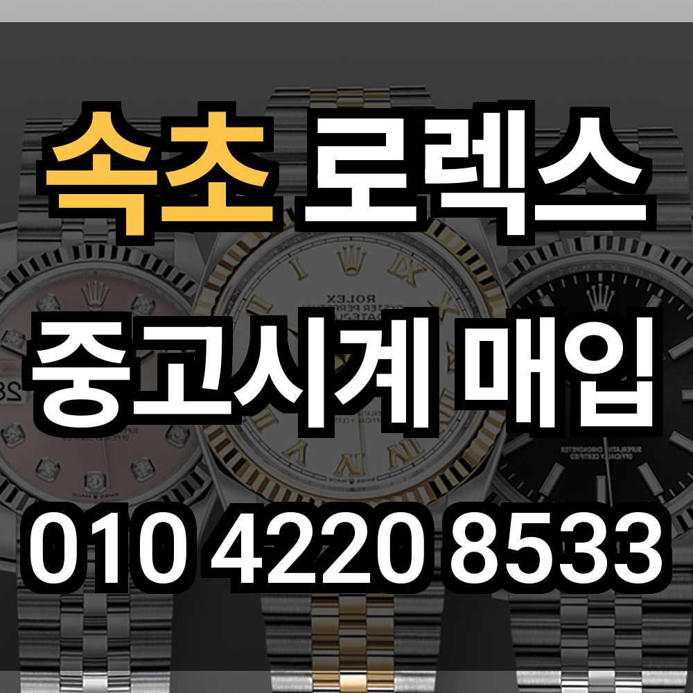 속초 로렉스 매입