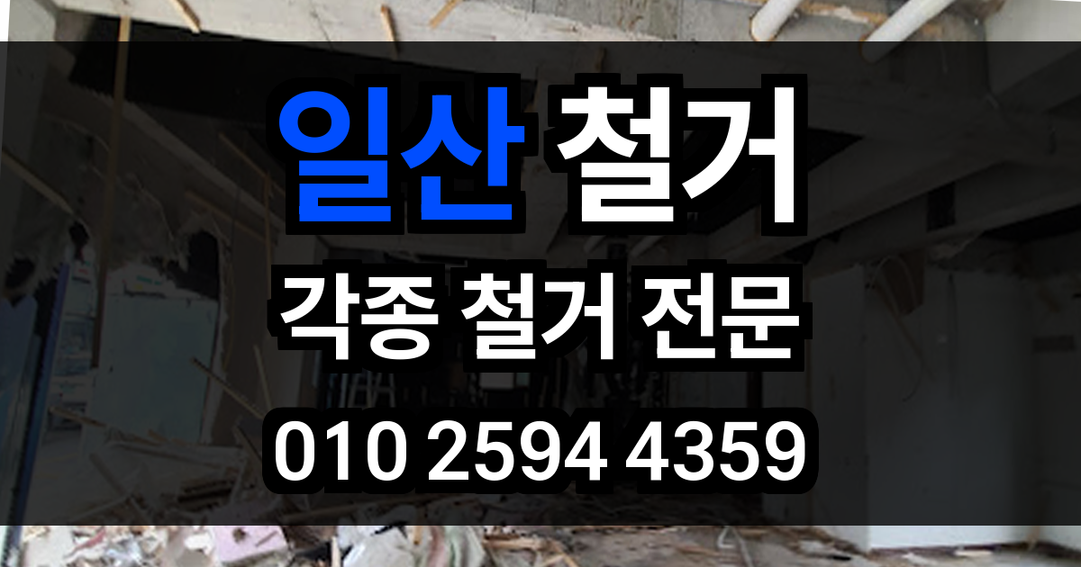 일산 철거