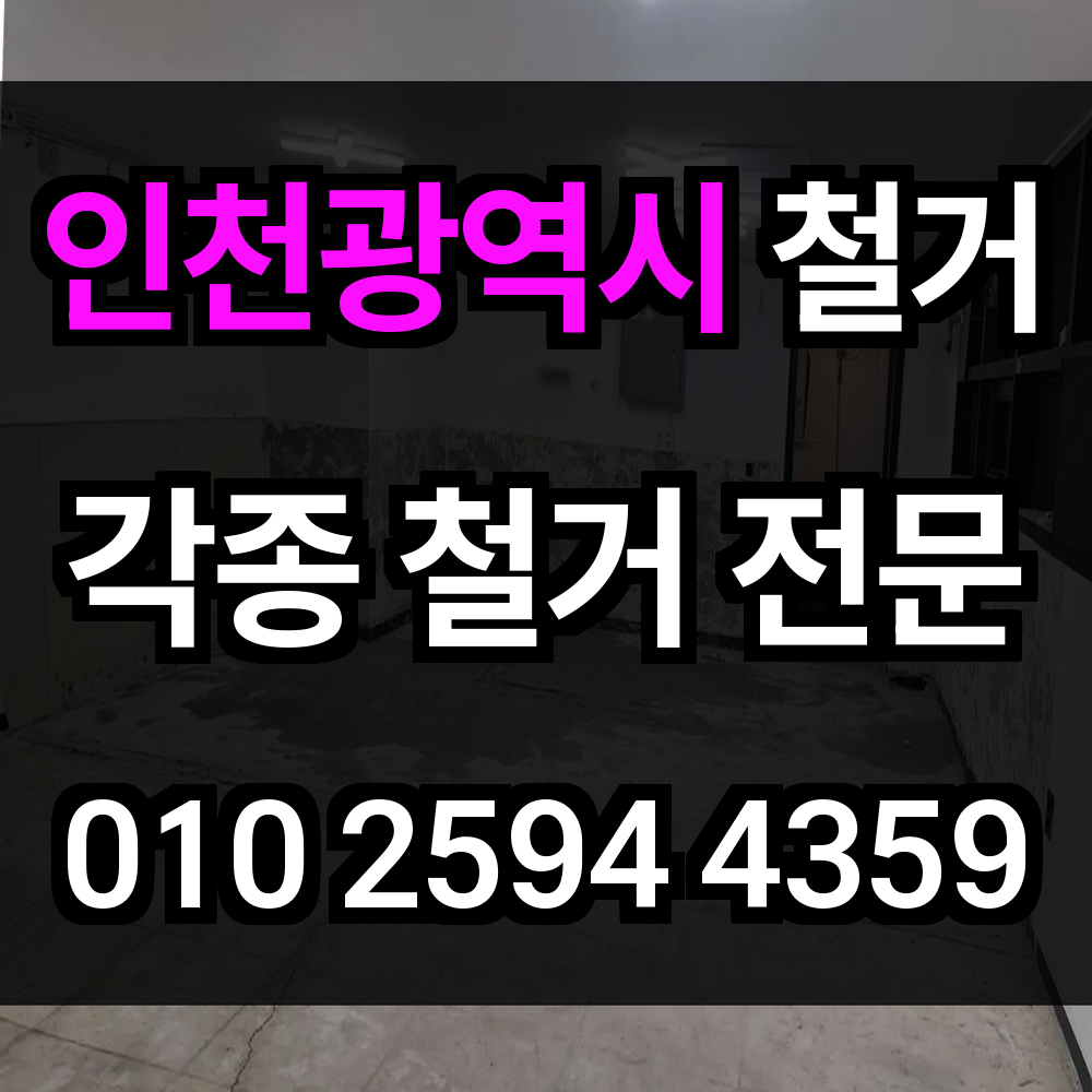 인천광역시 철거 안전한 해체로 새로운 공간을 만드세요