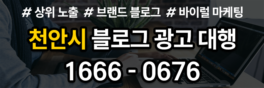 천안시 블로그 광고대행