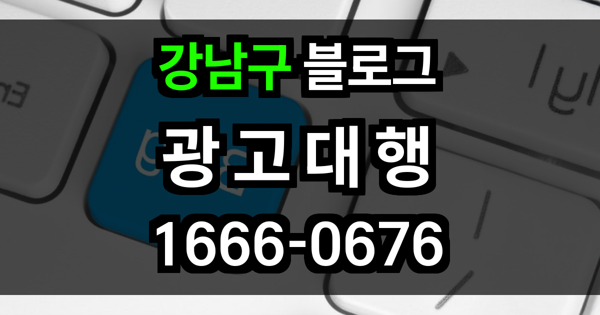 강남구 블로그광고