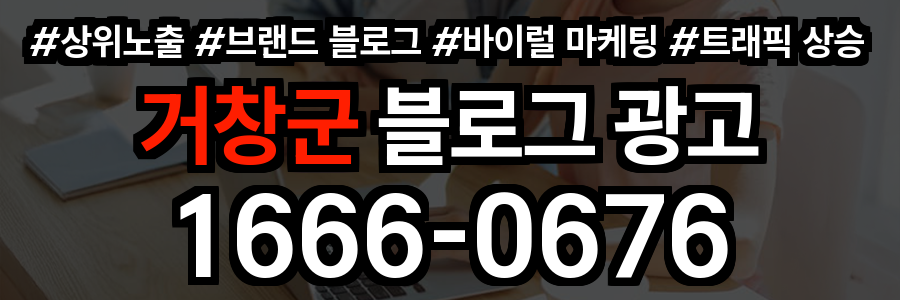 거창군 블로그 광고