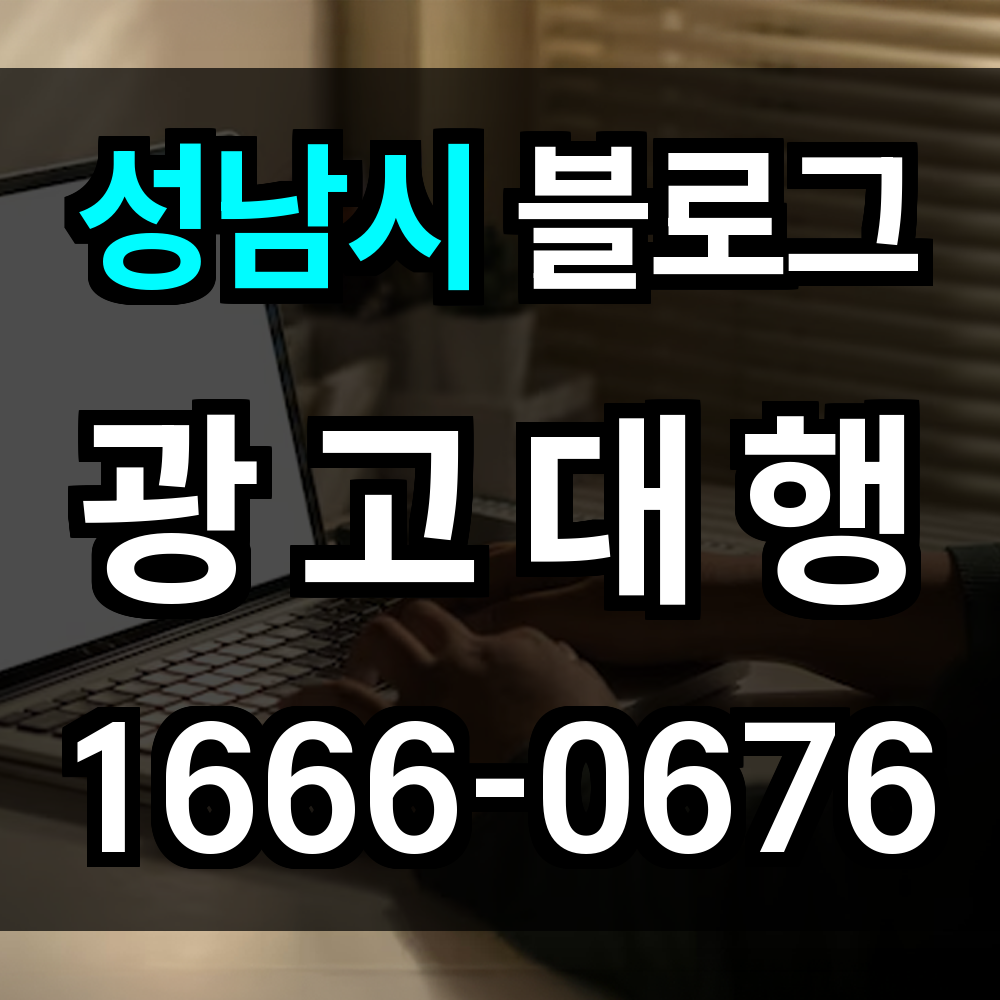 성남시 블로그 광고