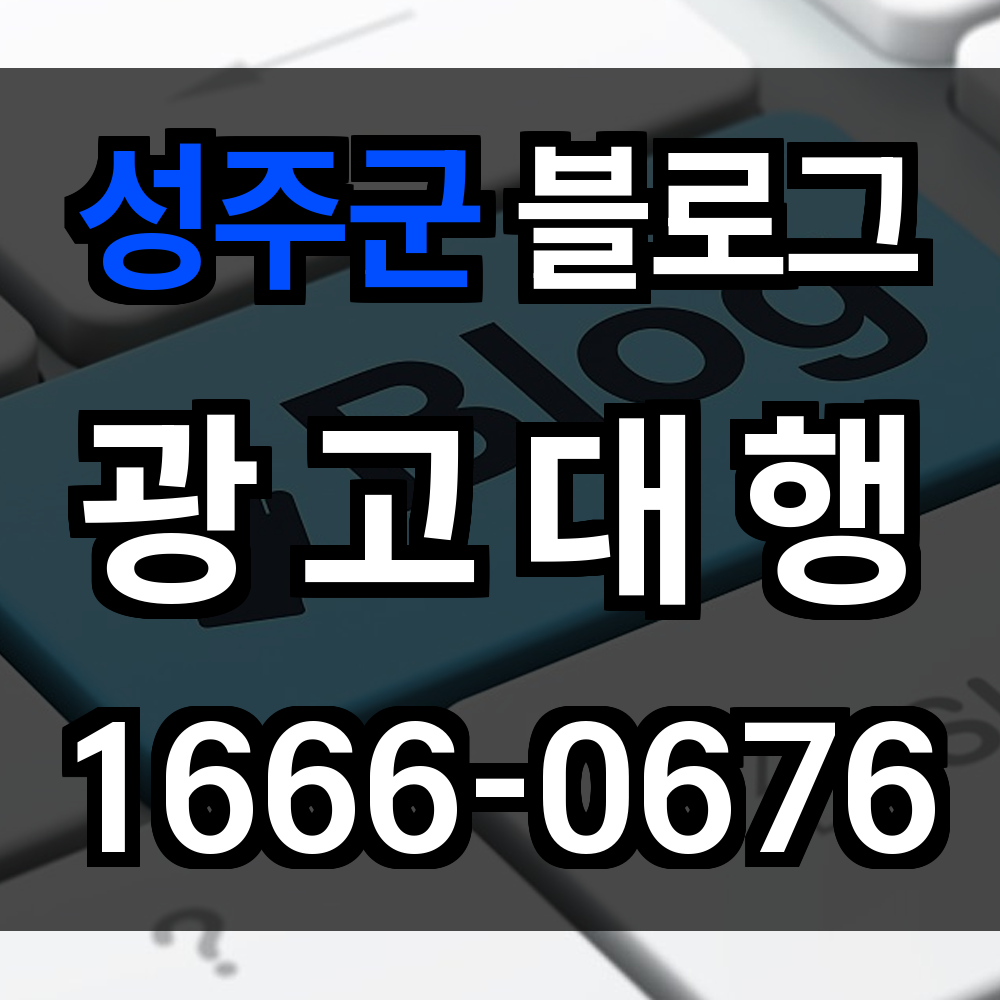성주군 블로그 광고