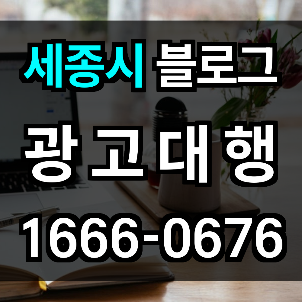 세종시 블로그 광고