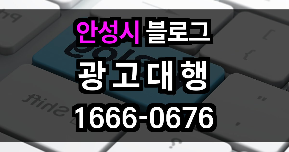 안성시 블로그 광고