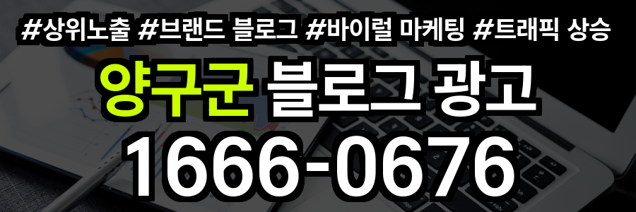 양구군 블로그 광고