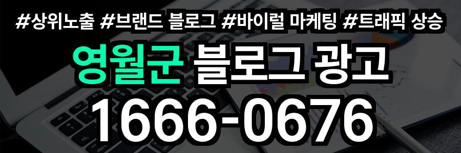 영월군 블로그 광고