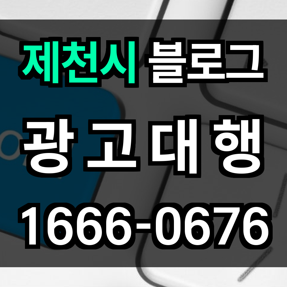 제천시 블로그 광고