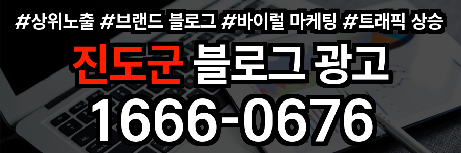 진도군 블로그 광고