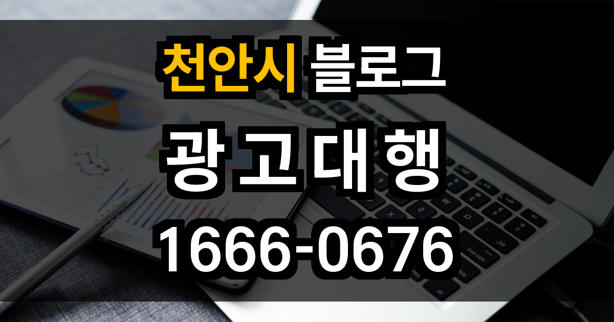 천안시 블로그 광고