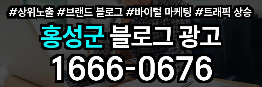 홍성군 블로그 광고