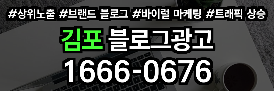 김포 블로그 광고