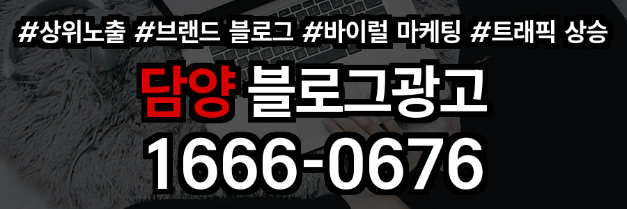 담양 블로그 광고