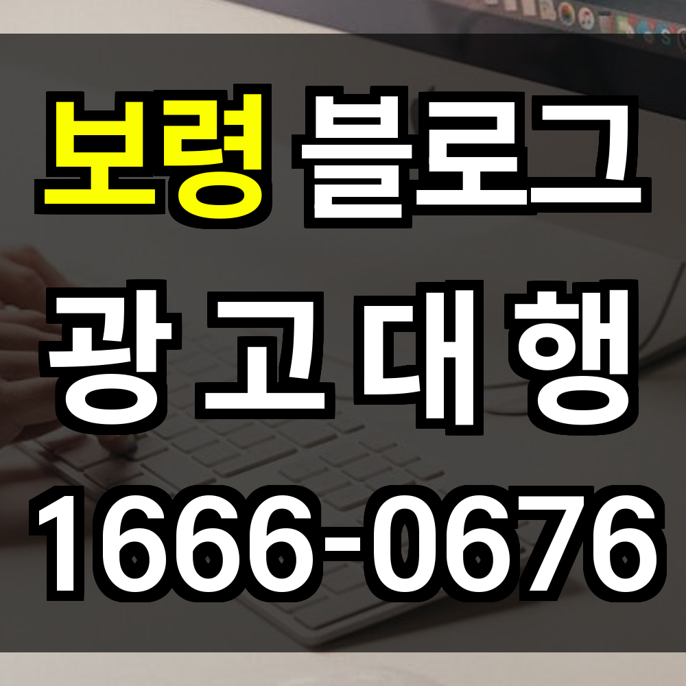 보령 블로그 광고