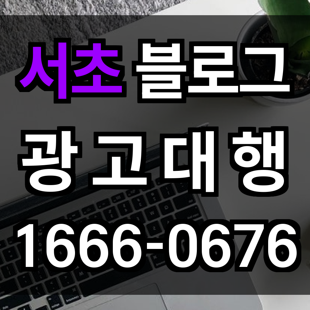 서초 블로그 광고