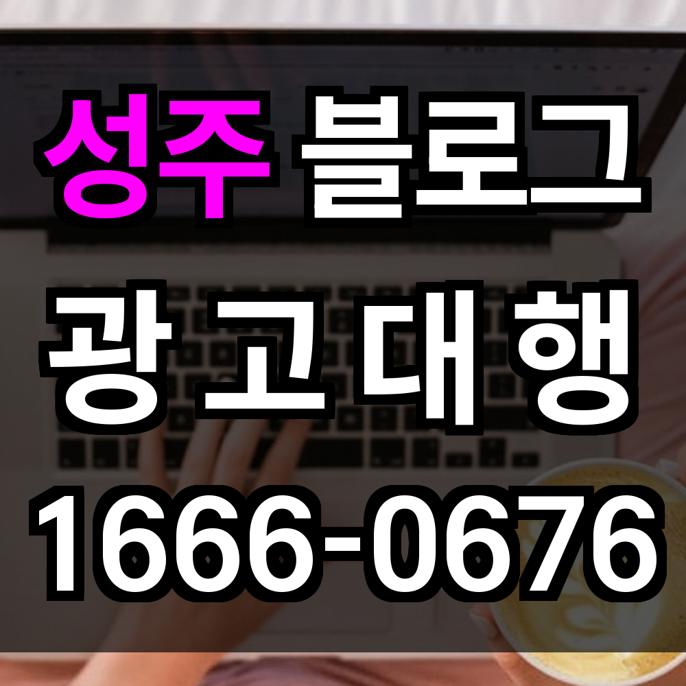 성주 블로그 광고