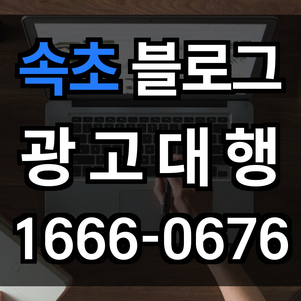 속초 블로그 광고