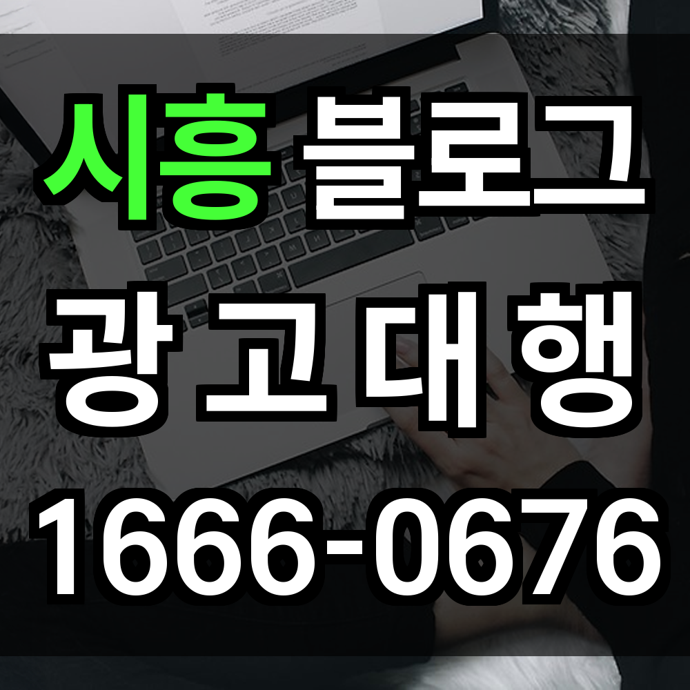 시흥 블로그 광고