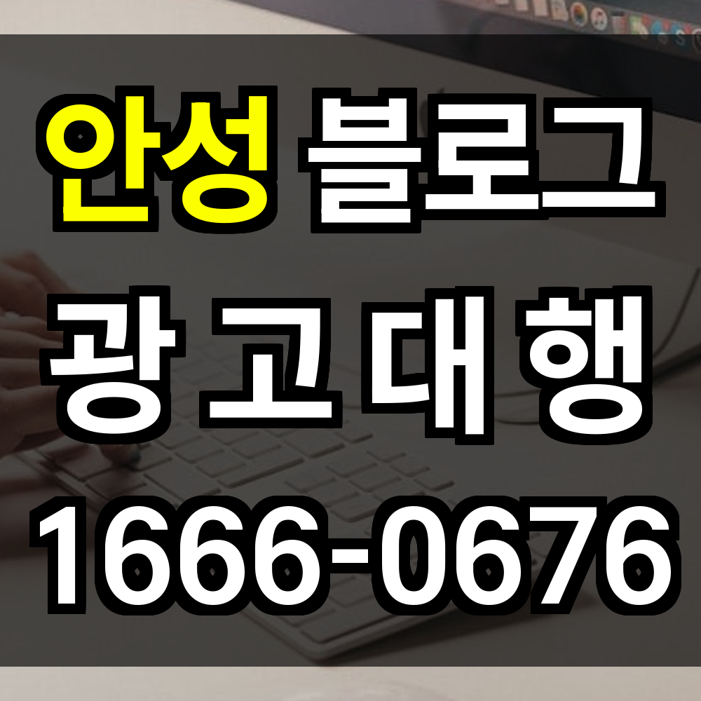 안성 블로그 광고