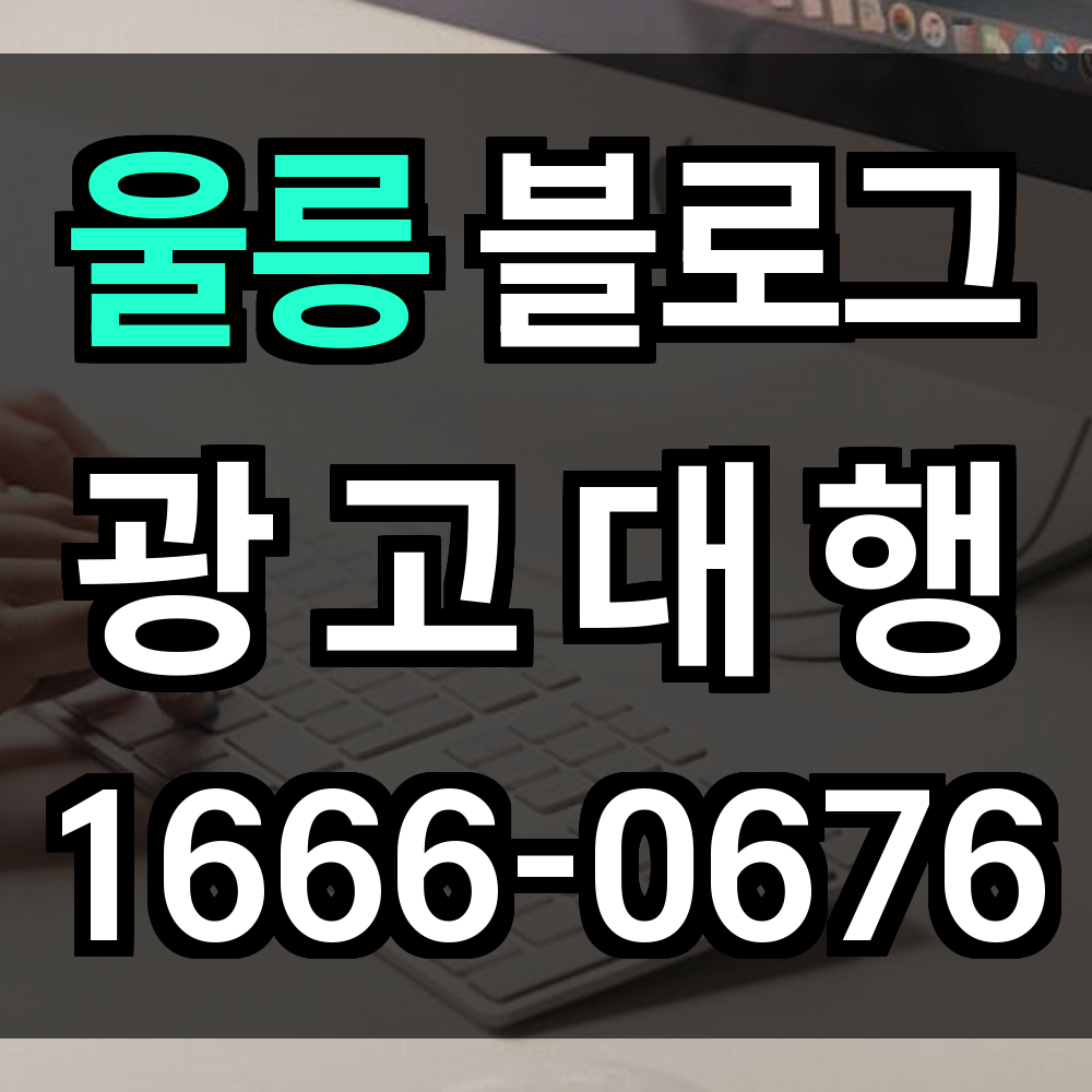 울릉 블로그 광고