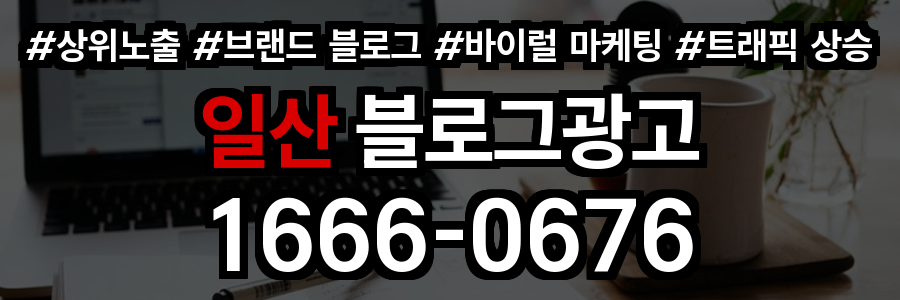 일산 블로그 광고