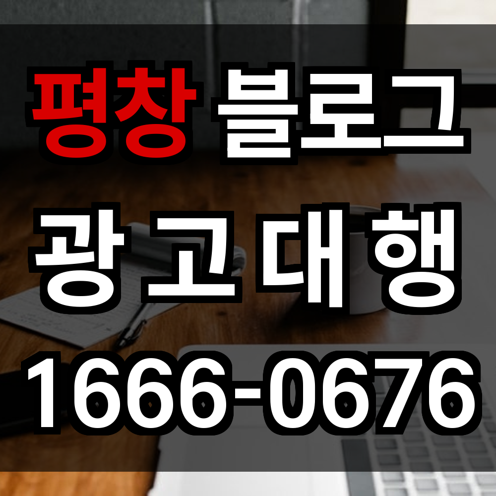 평창 블로그 광고