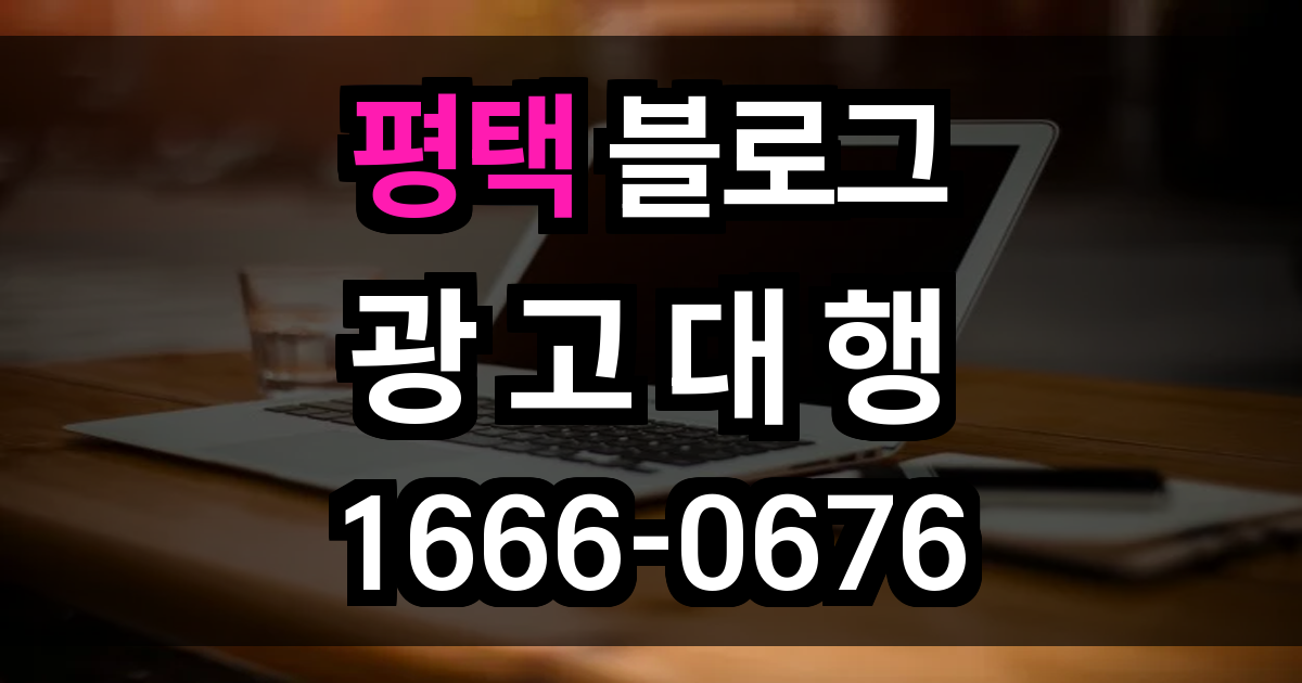평택 블로그 광고