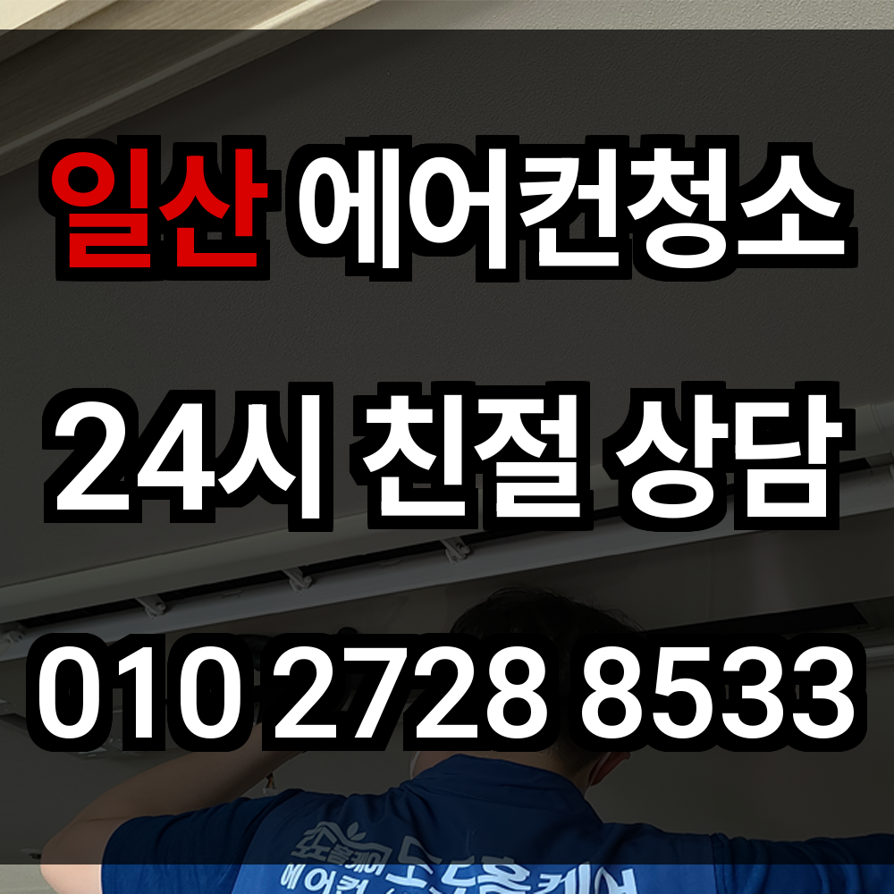 일산 에어컨청소 정밀한 세척으로 주거 밀집지역 실내공기를 새롭게