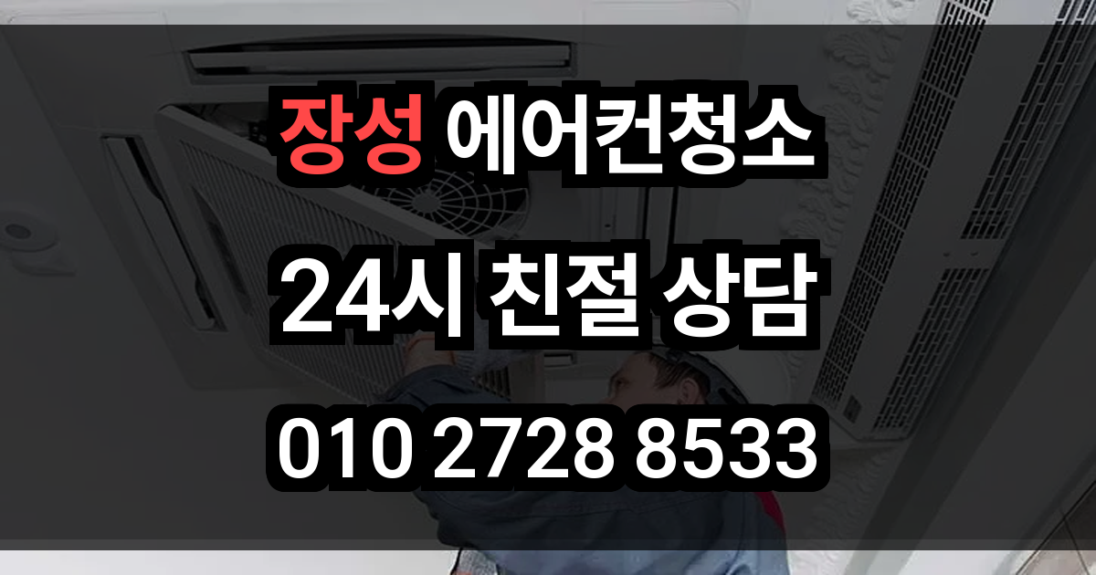 장성 에어컨 청소