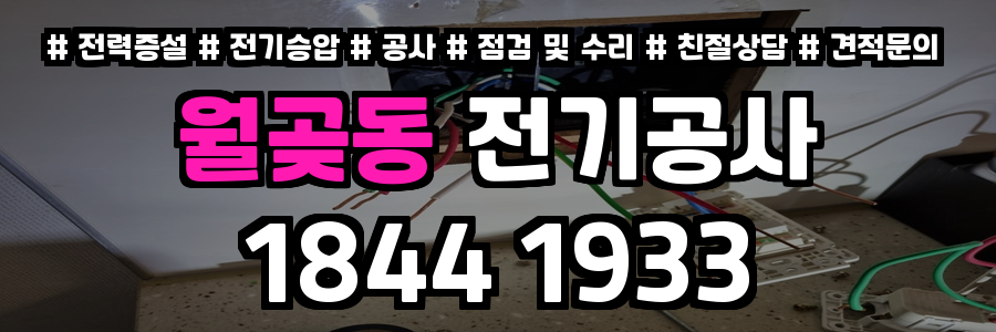 월곶동 전기공사