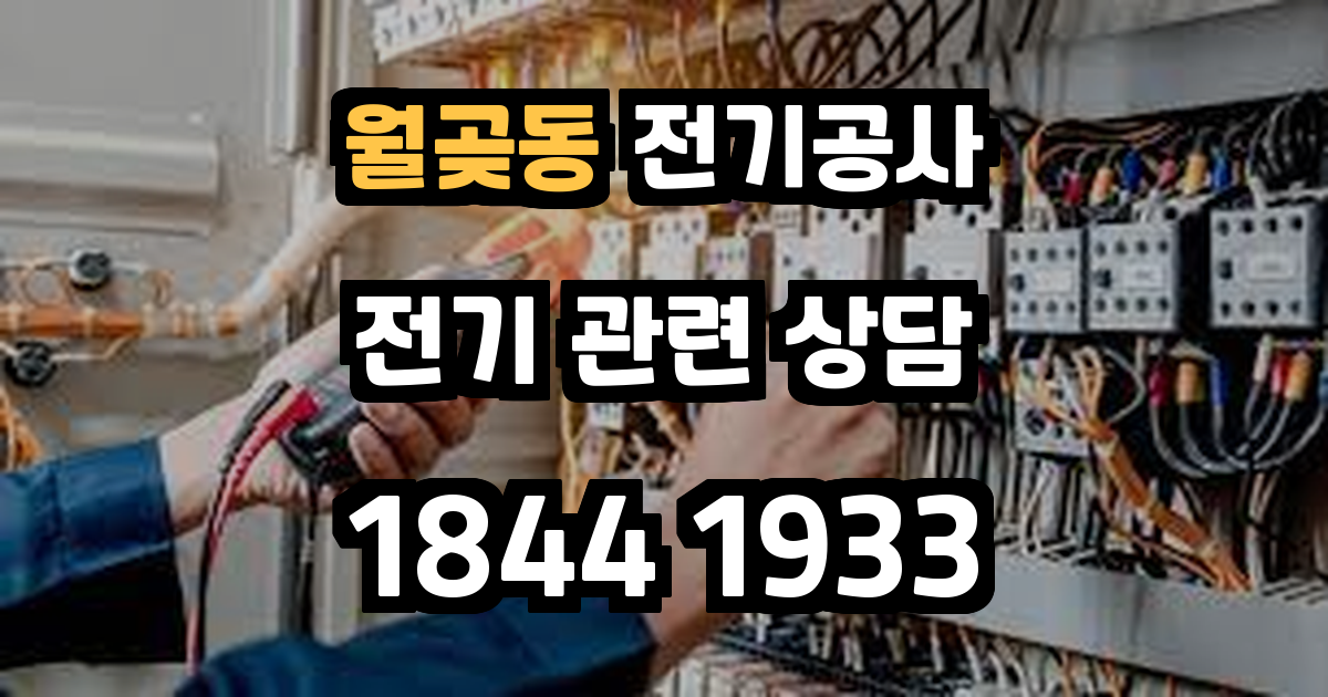 월곶동 전기공사